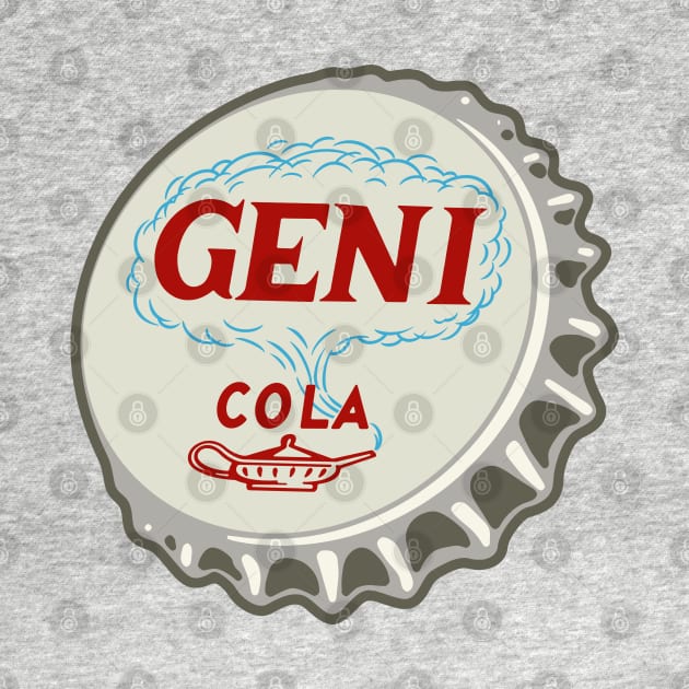 Vintage Genie Soda Bottlecap by StudioPM71